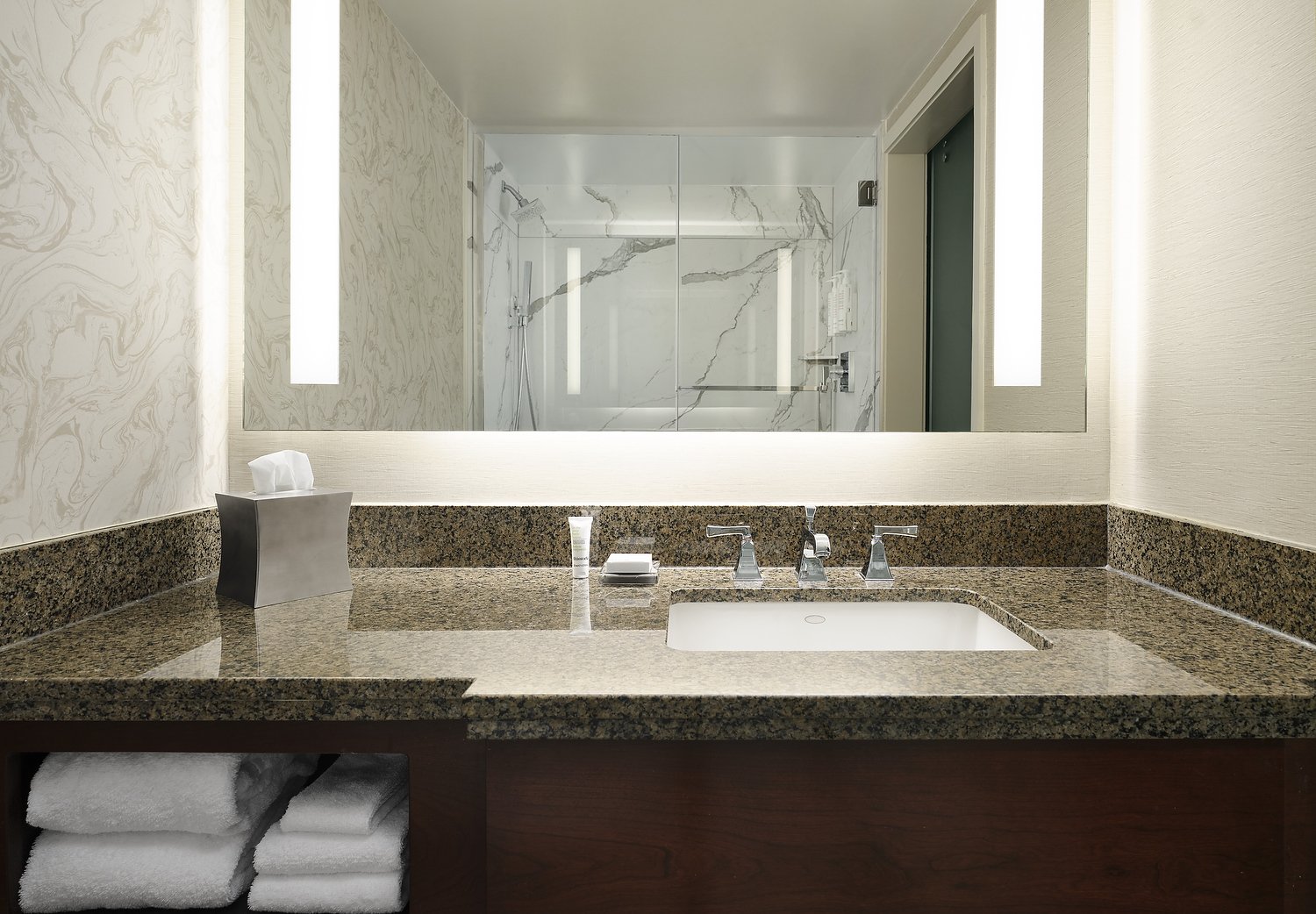 DURHAM MARRIOTT room 801 parlor suite bath v2.JPG