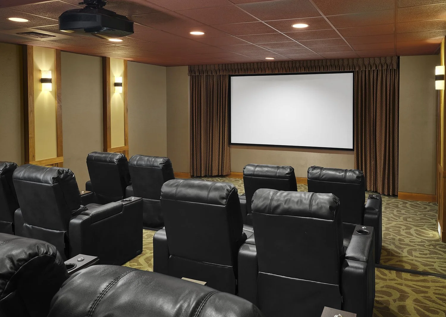 Breckendridge Residences at Main Street Station media room.JPG