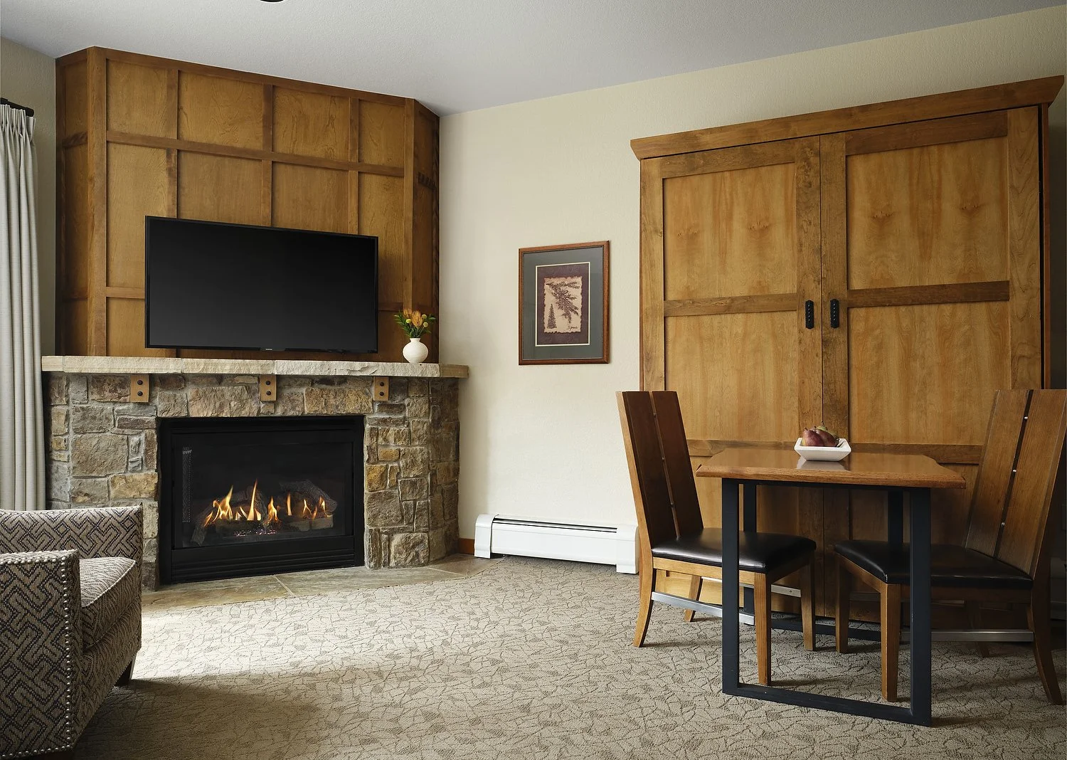 Breckendridge Residences at Main Street Station rm4305 studio suite living.JPG