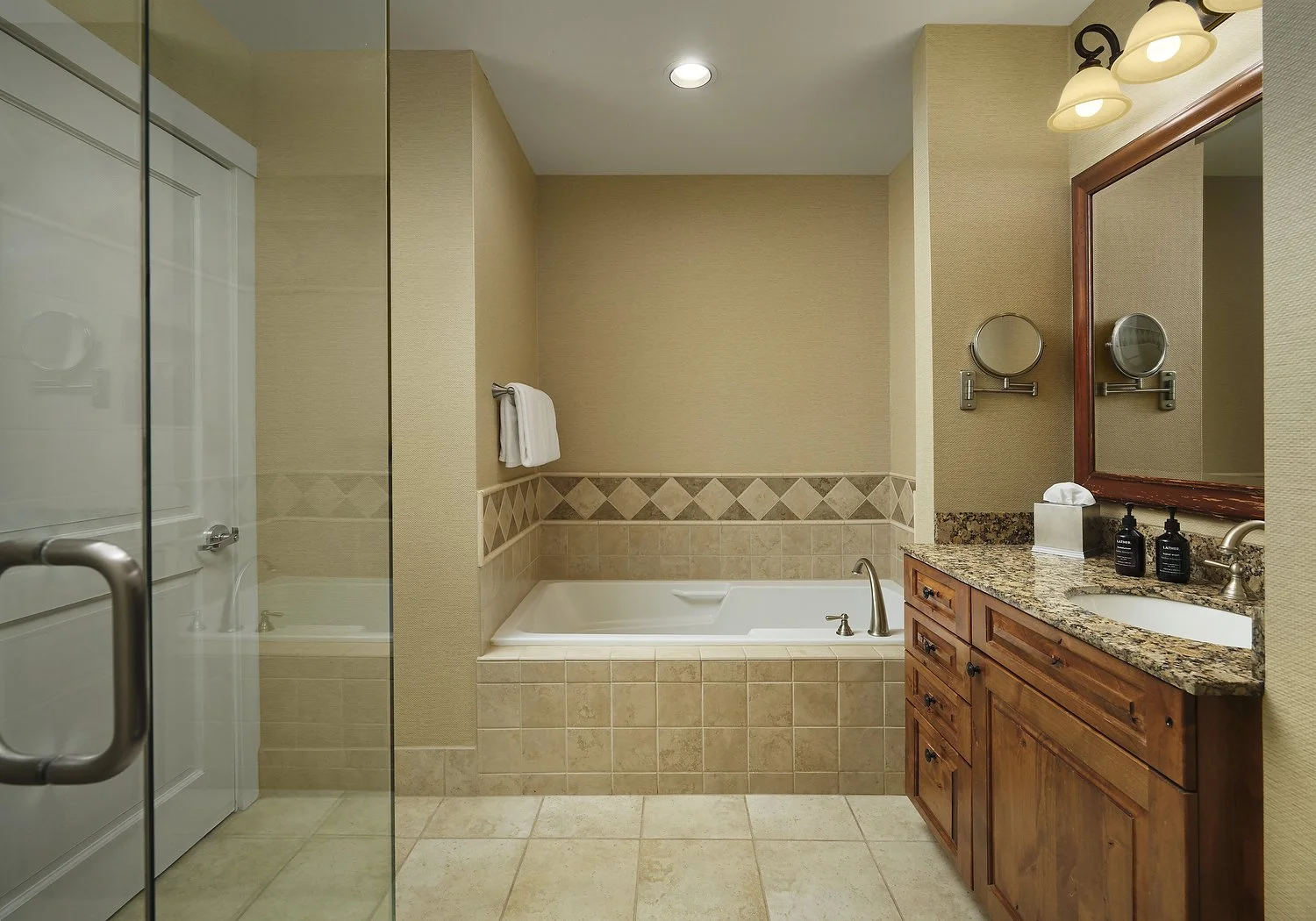 Beaver Creek Mountain lodge rm 136a studio suite bath.JPG