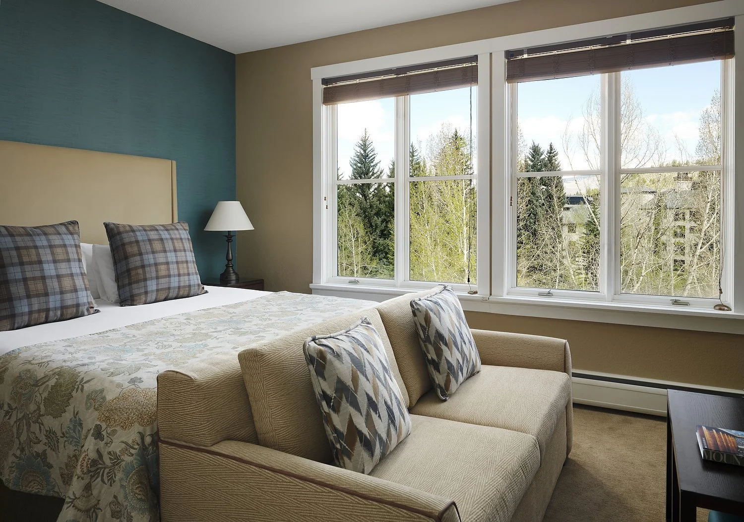 Beaver Creek Mountain lodge rm 136a studio suite bedroom.JPG