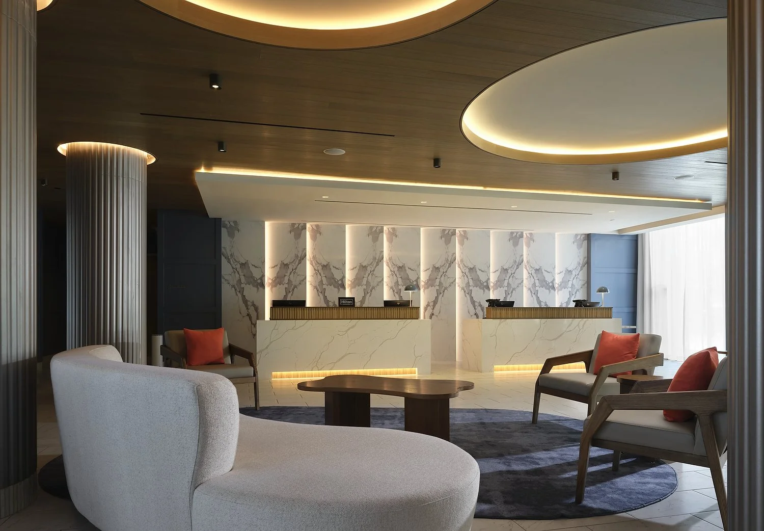 Arcadia Hillton front desk lobby.JPG