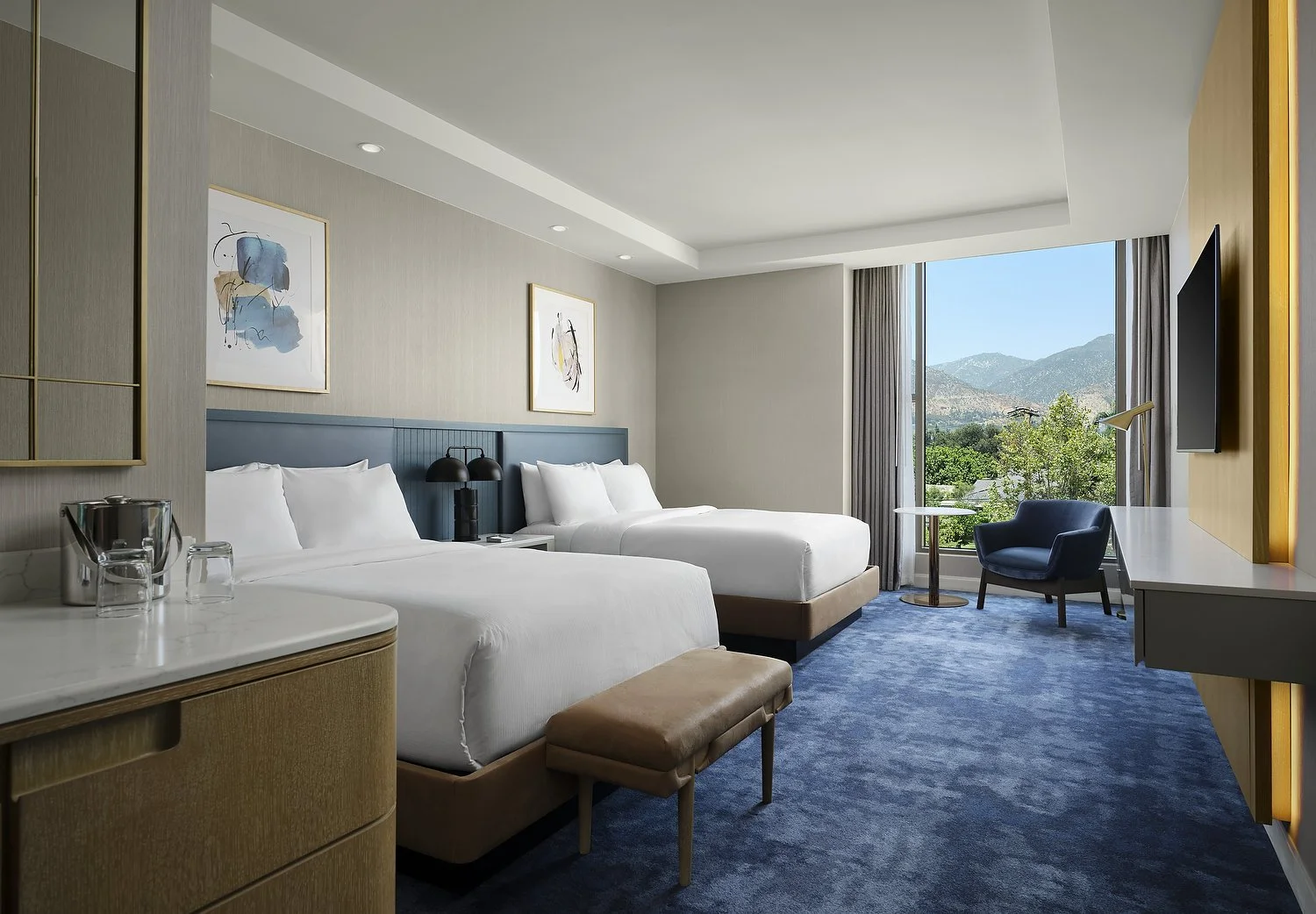 Arcadia Hillton room 305 2 queen mountain view.JPG