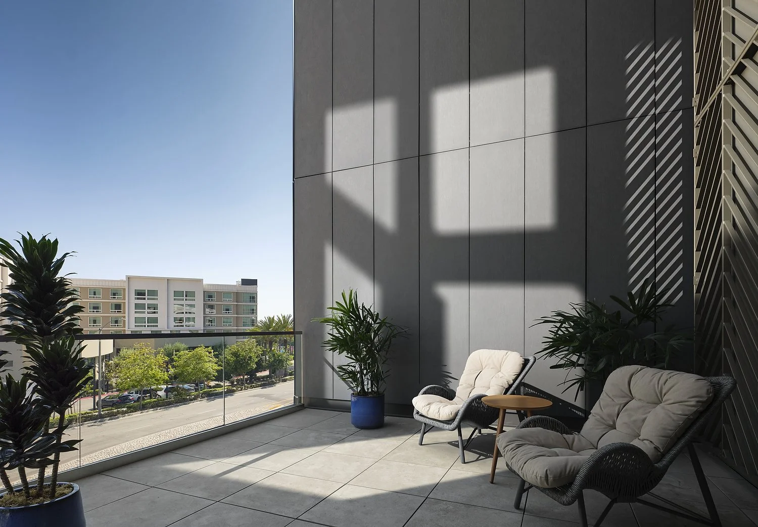 Arcadia Hillton room 377 balcony.JPG