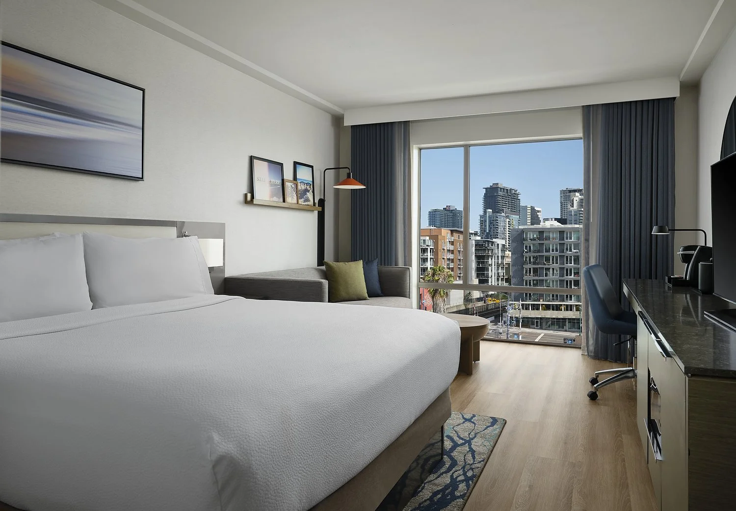 San Diego HGI Homewood HGI room 629 king skyline view .JPG