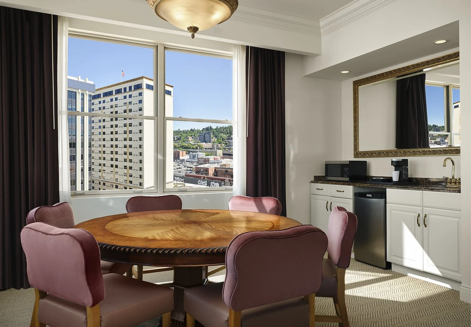 Davenport Hotel Governors Suite Wet Bar.JPG