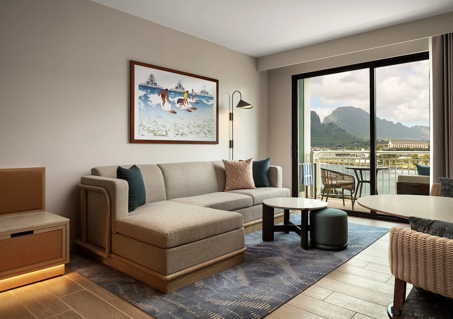 Kauai Hilton king suite ocean view living room.JPG
