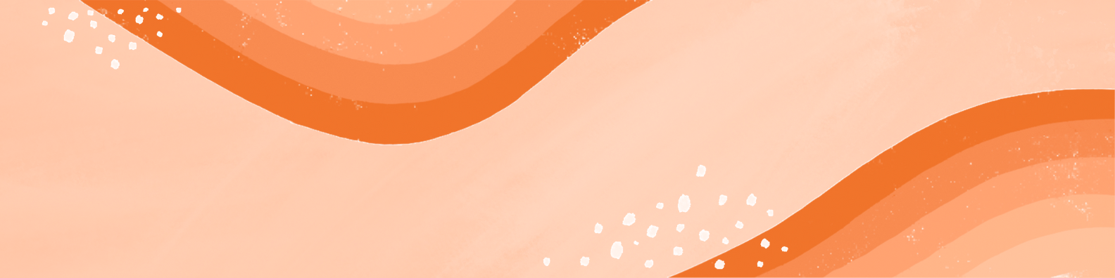 Orange Ebb and Flow Abstract LinkedIn Banner.png
