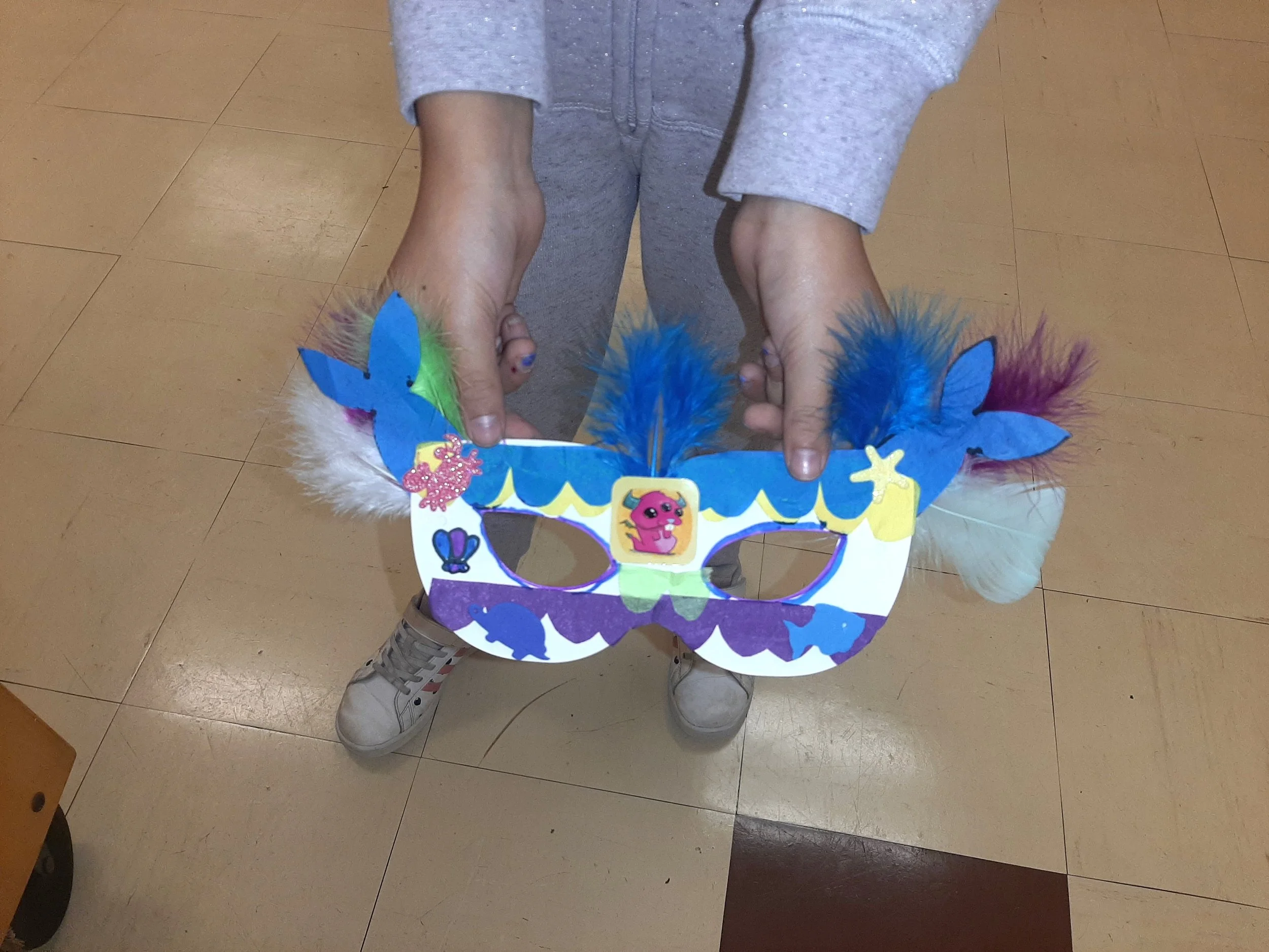 halloween mask making crafts at Humber Summit Library.jpg