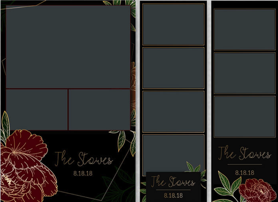 You have your choice of layout and size.