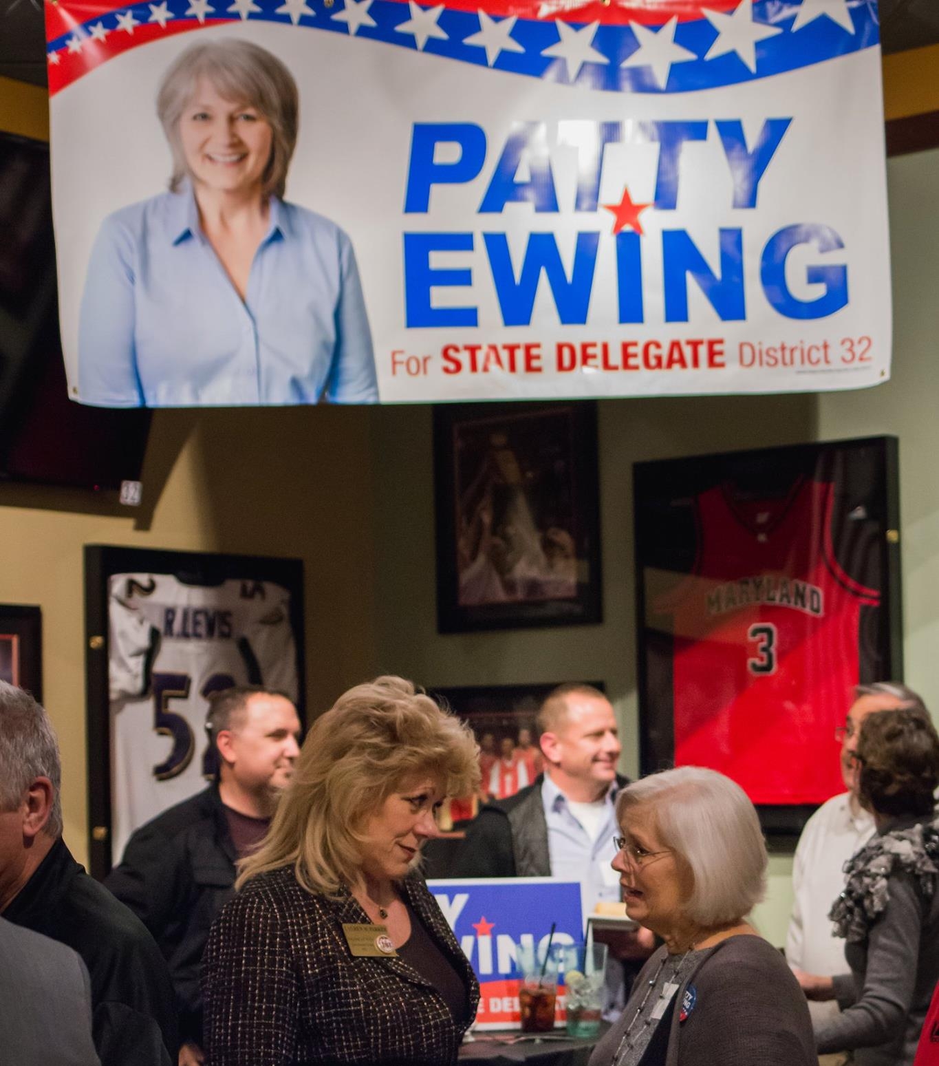 Patty Ewing announcement event