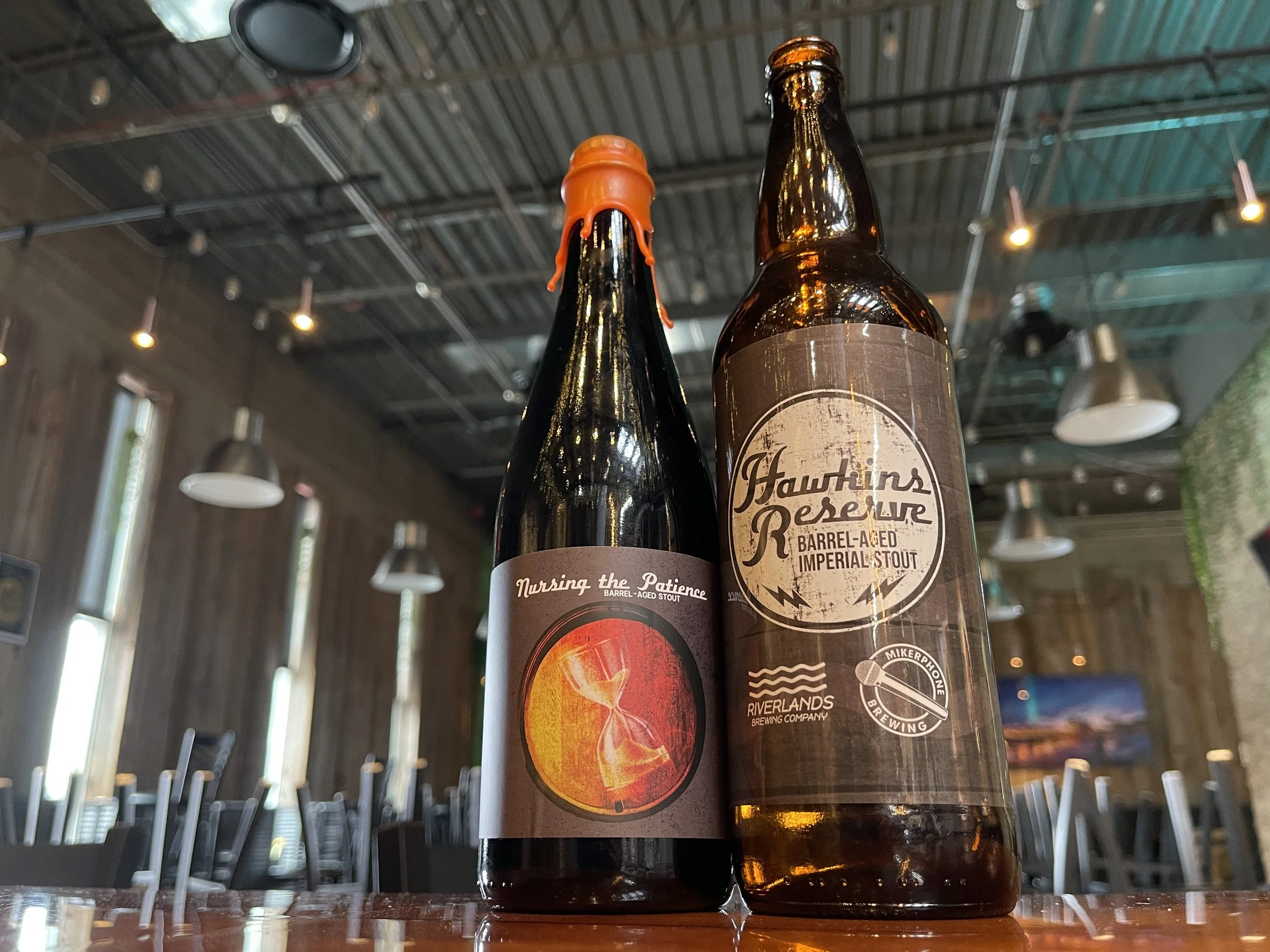 Dual Bottle Release: Hawkins Reserve and Nursing the Patience Barrel Aged Stout Collabs