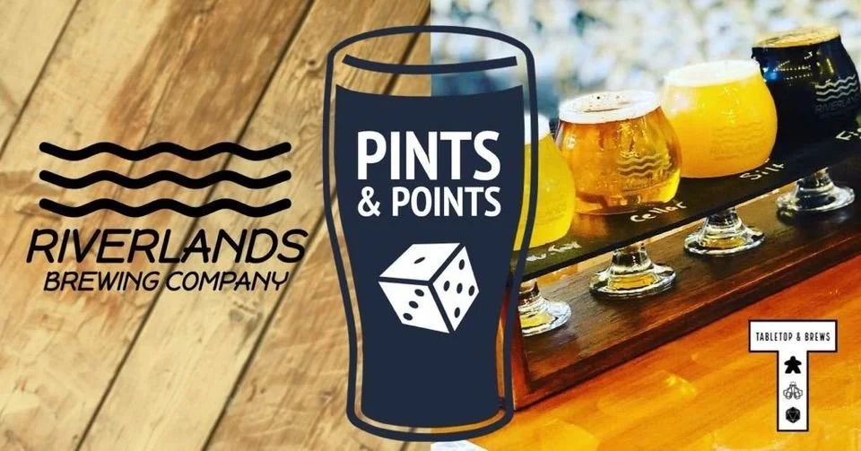 Pints &amp; Points Tabletop Game Night