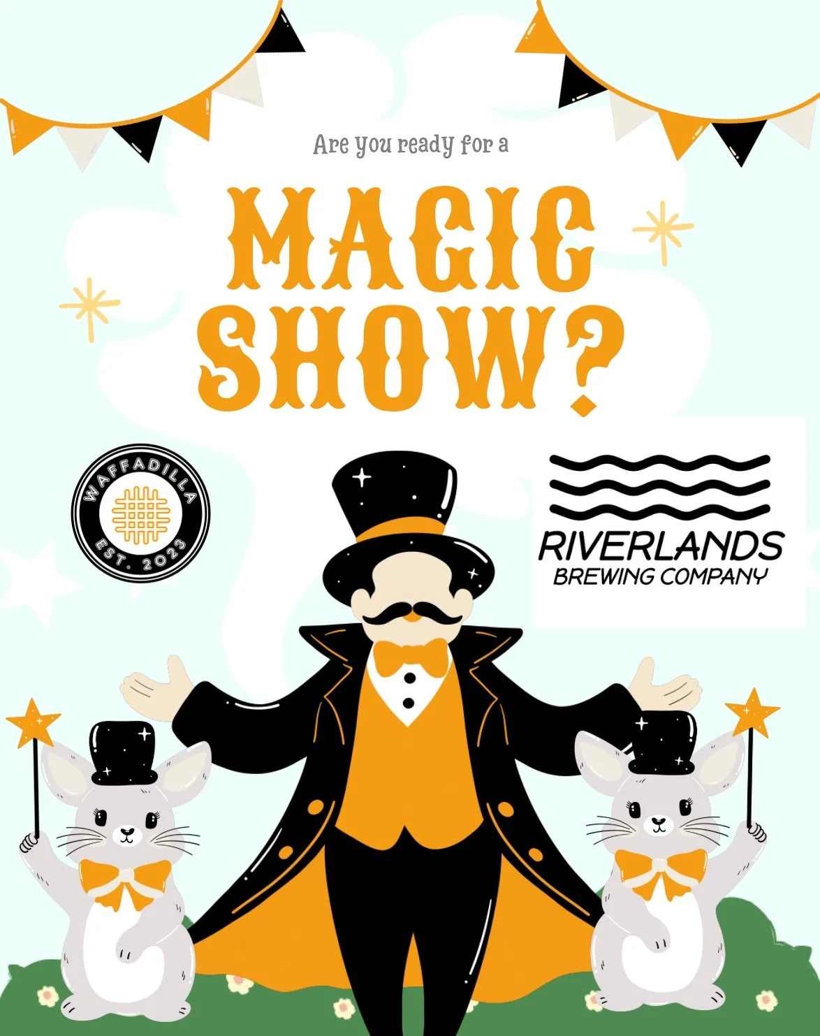 Magic Show Saturday with the Waffadilla Food Truck!