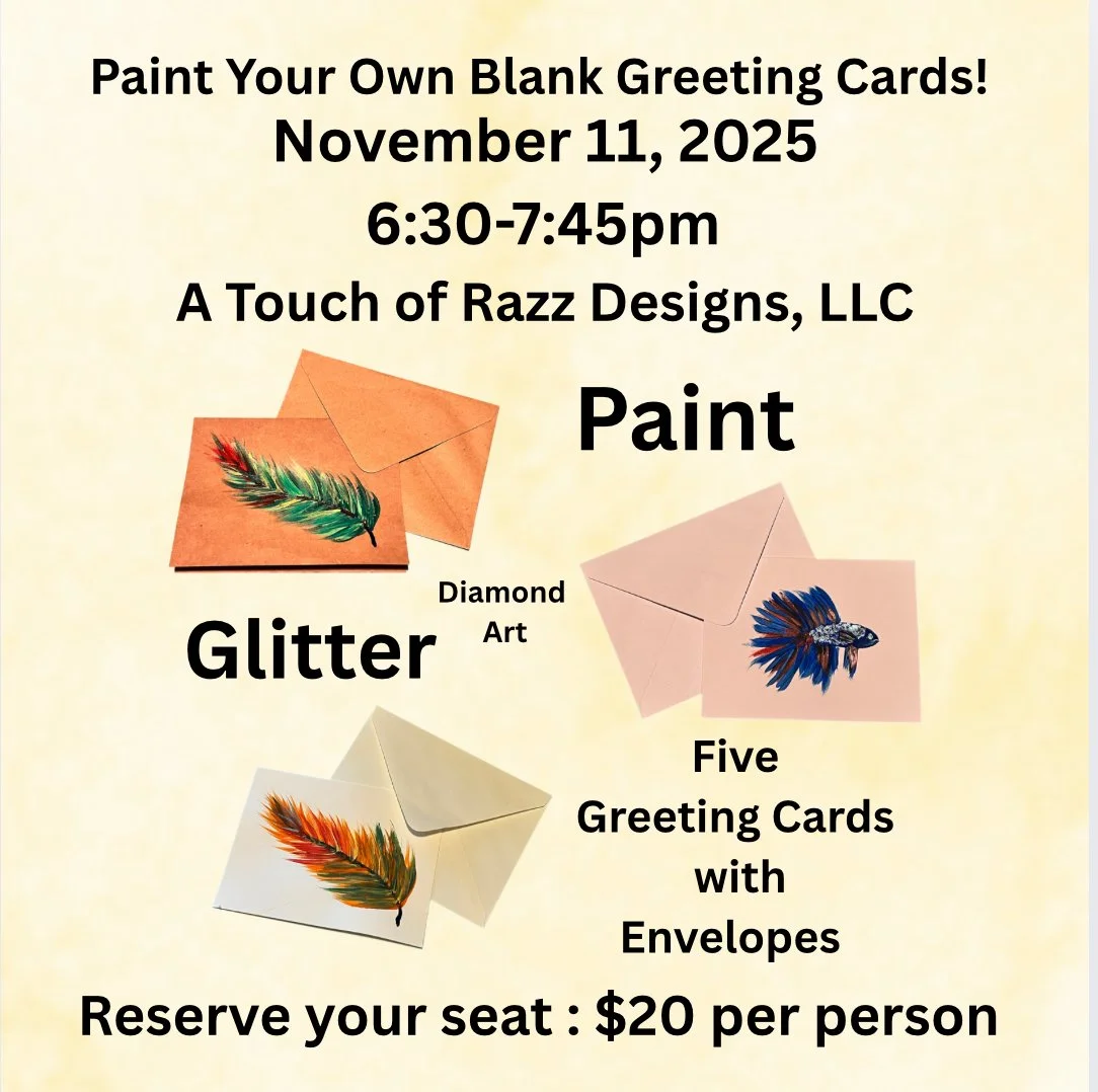 DIY Fall Craft Event with Touch of Razz Designs
