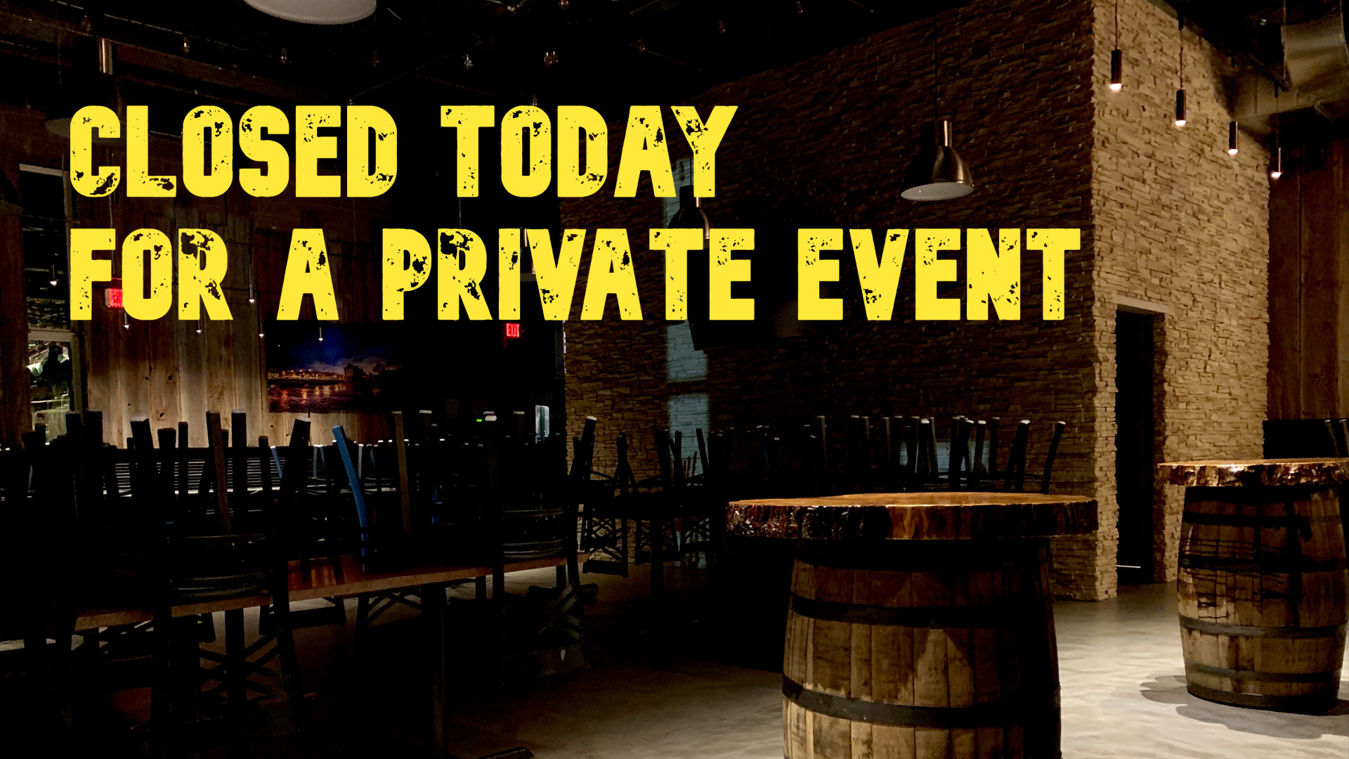 CLOSED JULY 7. SEE OUR OTHER EVENTS >>