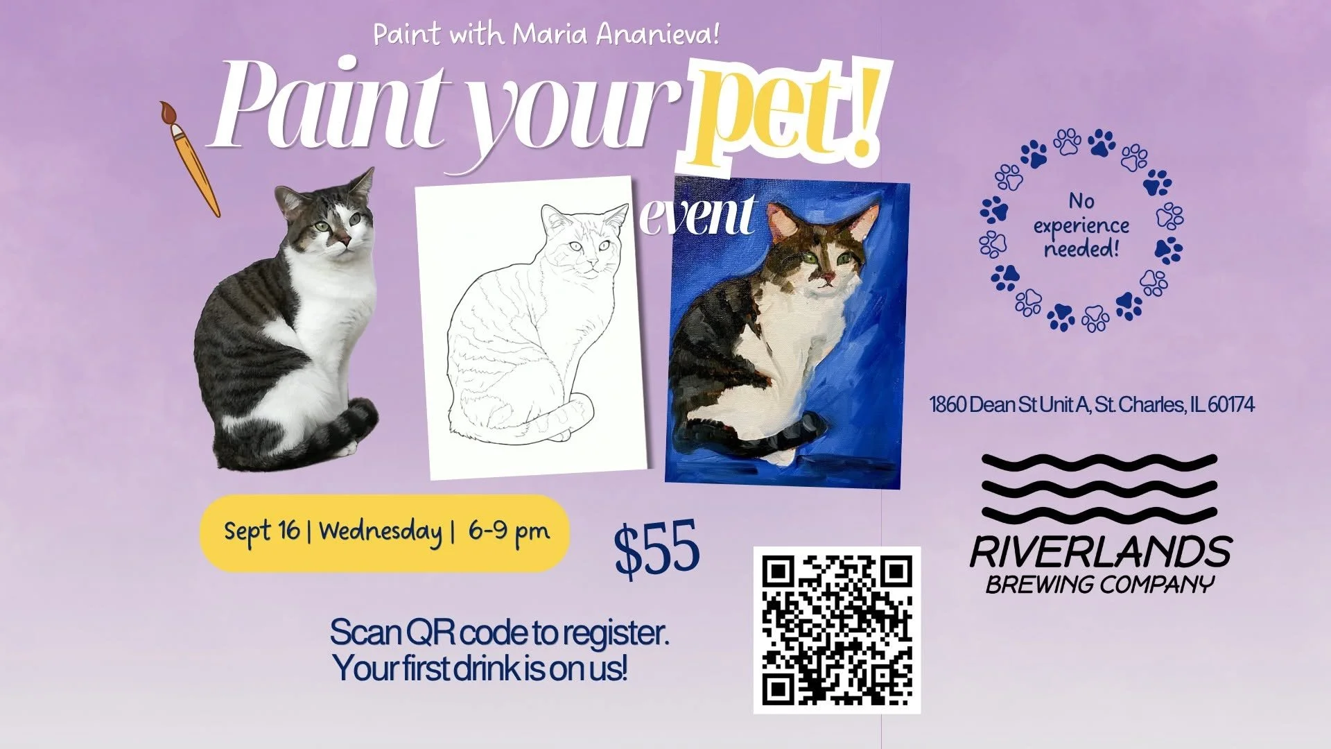 Paint Your Pet Night at Riverlands!