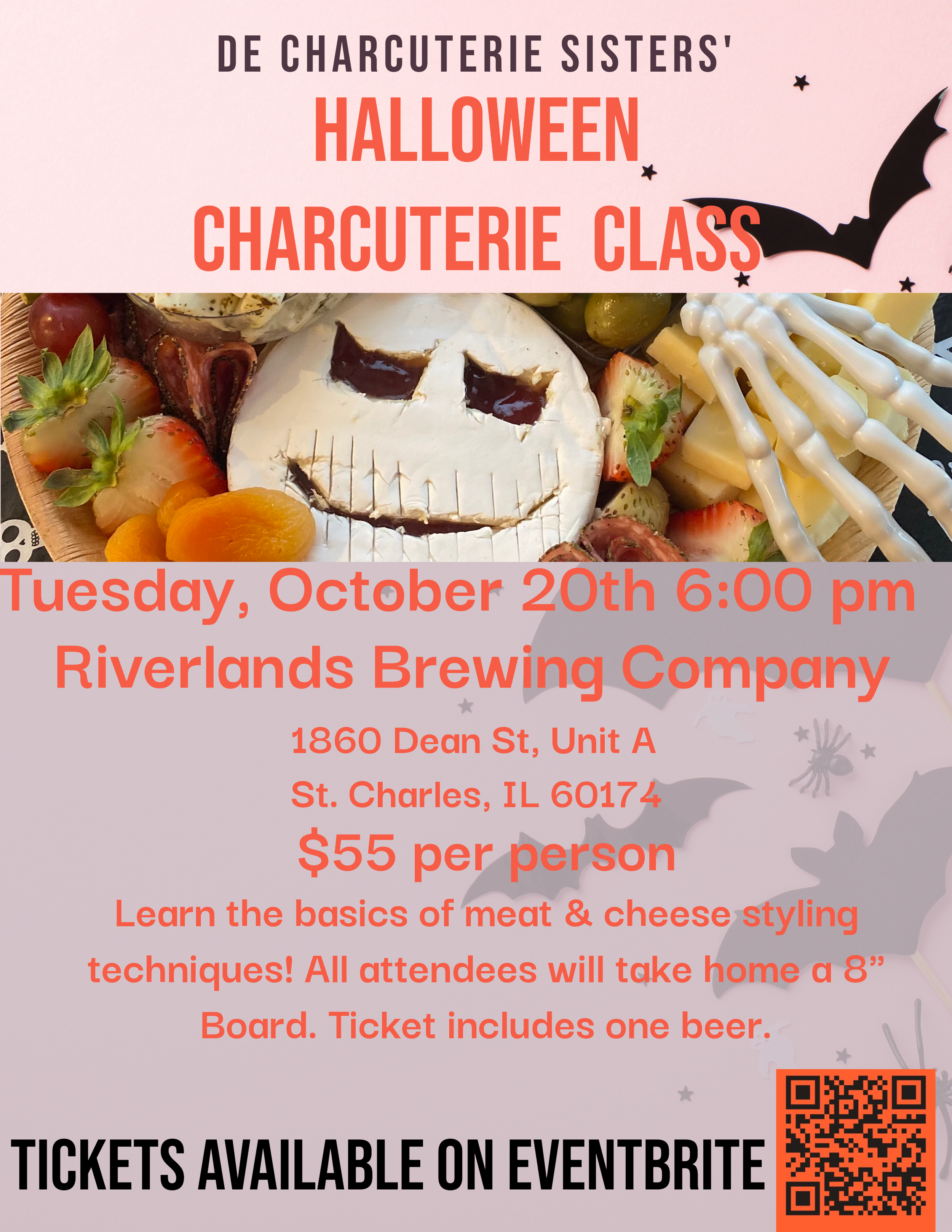 Halloween Charcuterie 101 Class at Riverlands Brewing