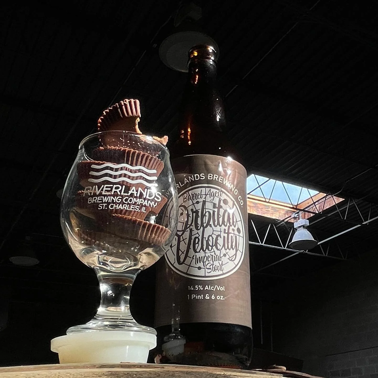 Barrel Aged Orbital Velocity Imperial Peanut Butter Cup Stout Release