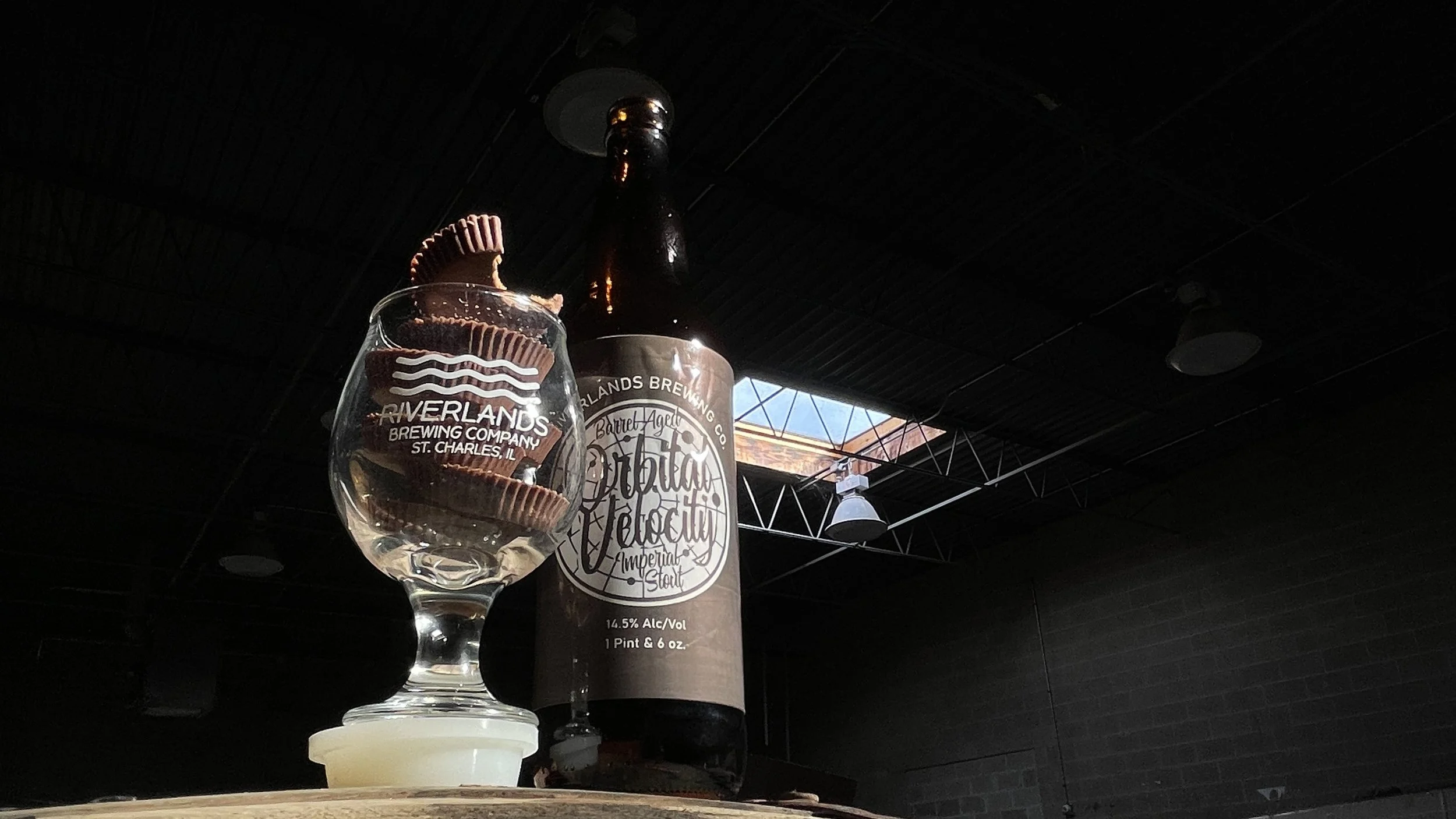 Barrel Aged Orbital Velocity Imperial Peanut Butter Cup Stout release on October 23rd!