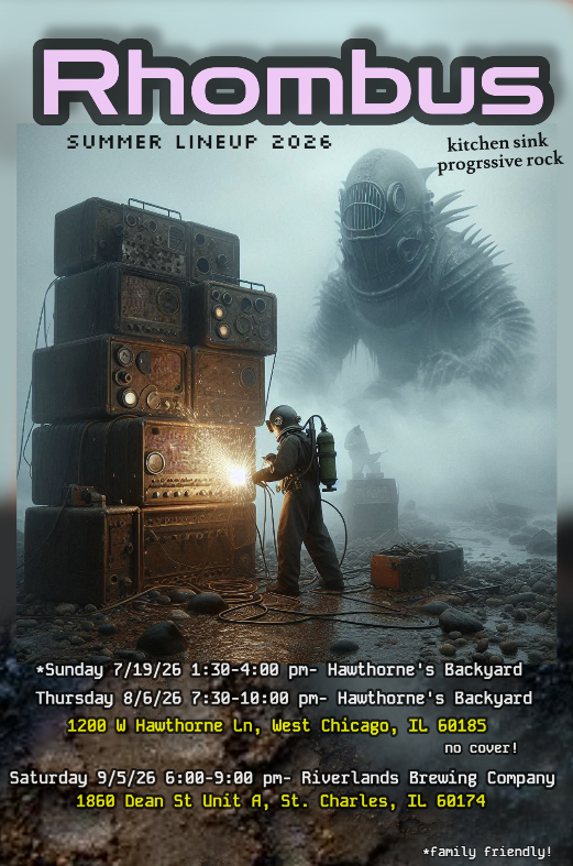 RHOMBUS live at Riverlands Brewing on Sept 5th , 6pm!