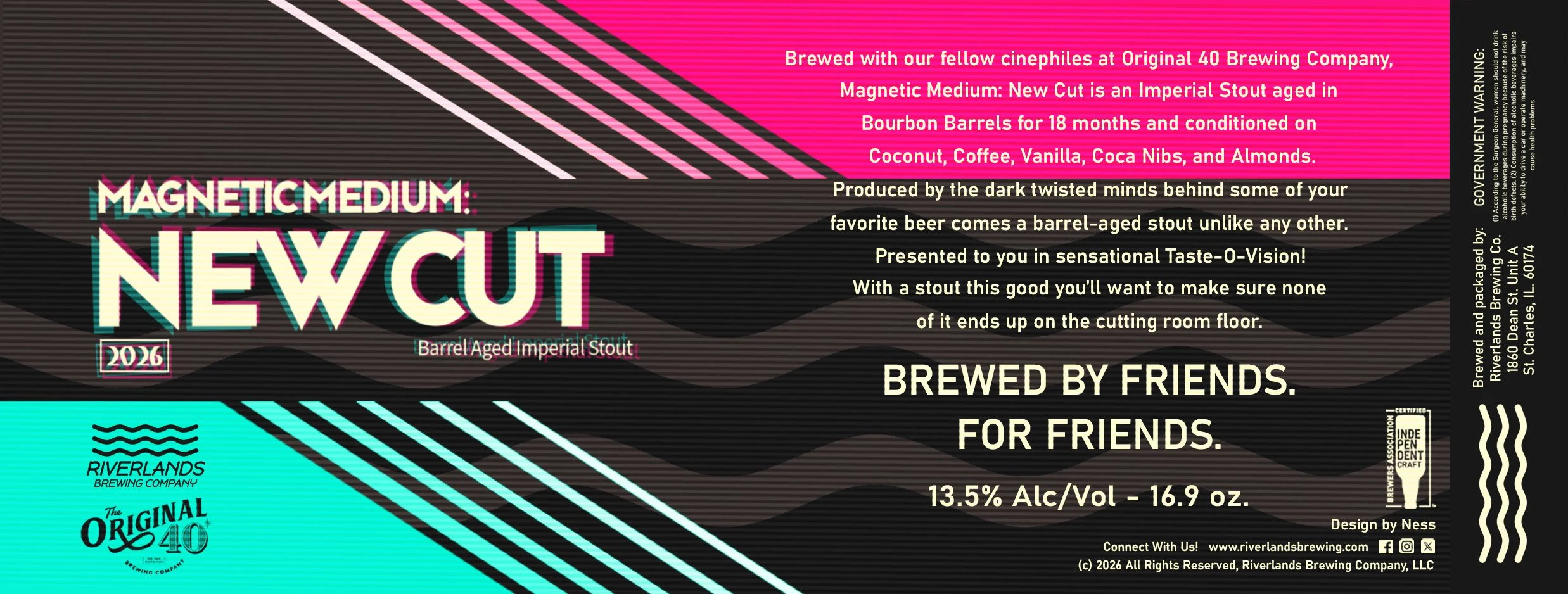 Magnetic Medium: New Cut Barrel Aged Stout Release on May 29 at Riverlands Brewing in St. Charles!