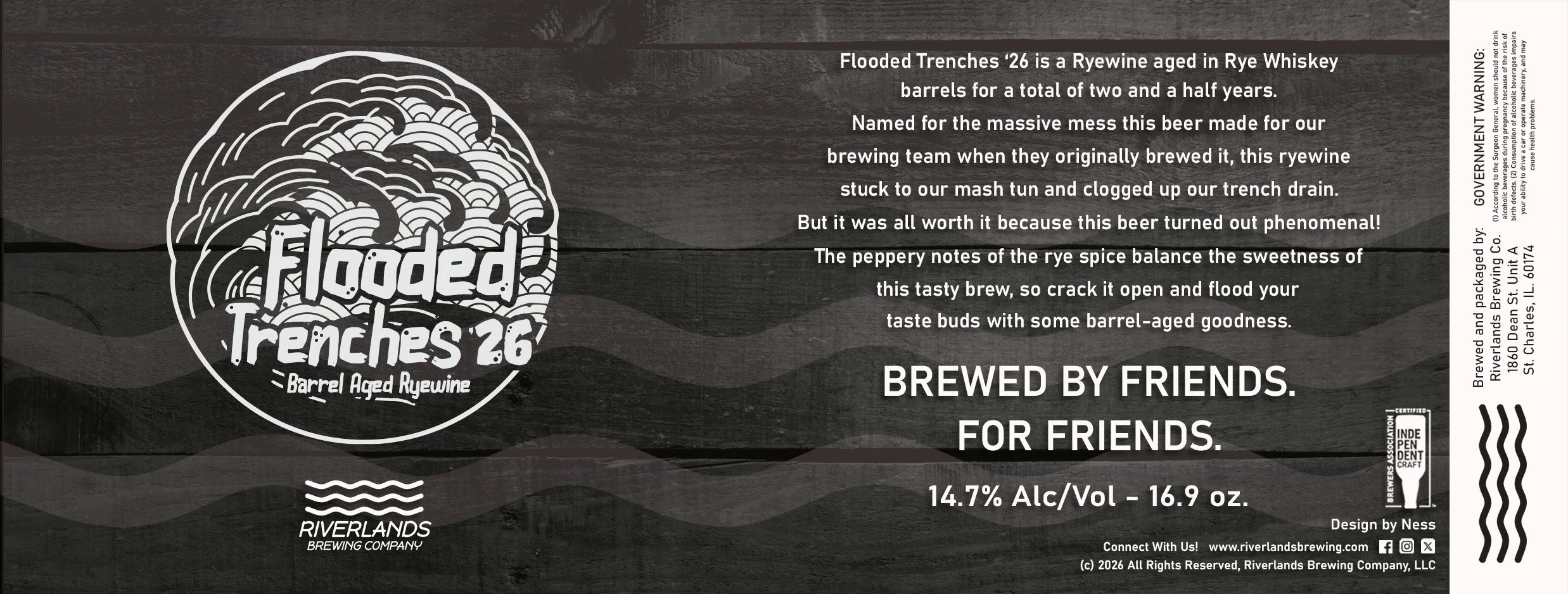 Barrel Aged Flooded Trenches release on Friday Sept 4 at noon!