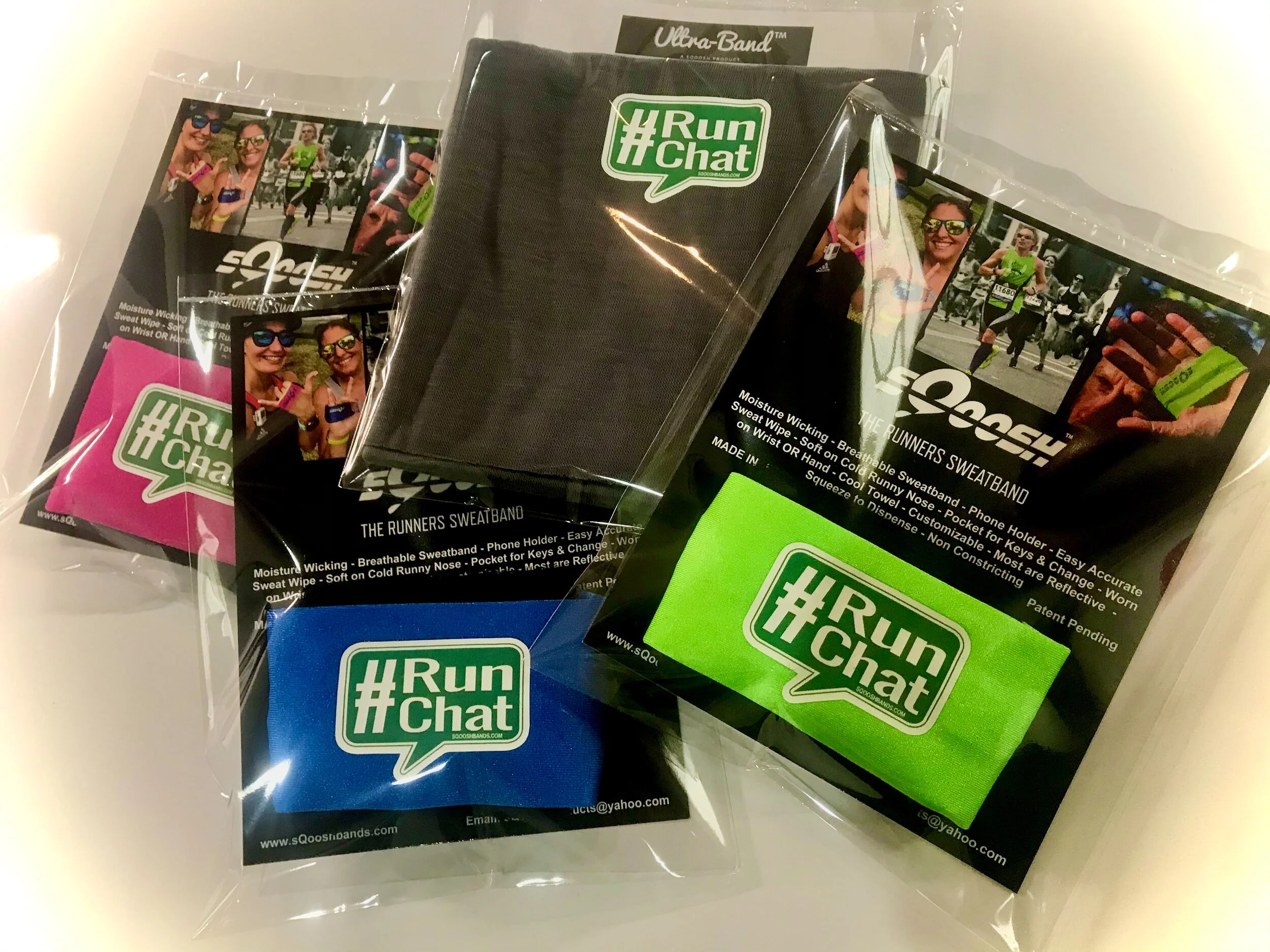 sQoosh Sweatbands returns to #RunChat! 