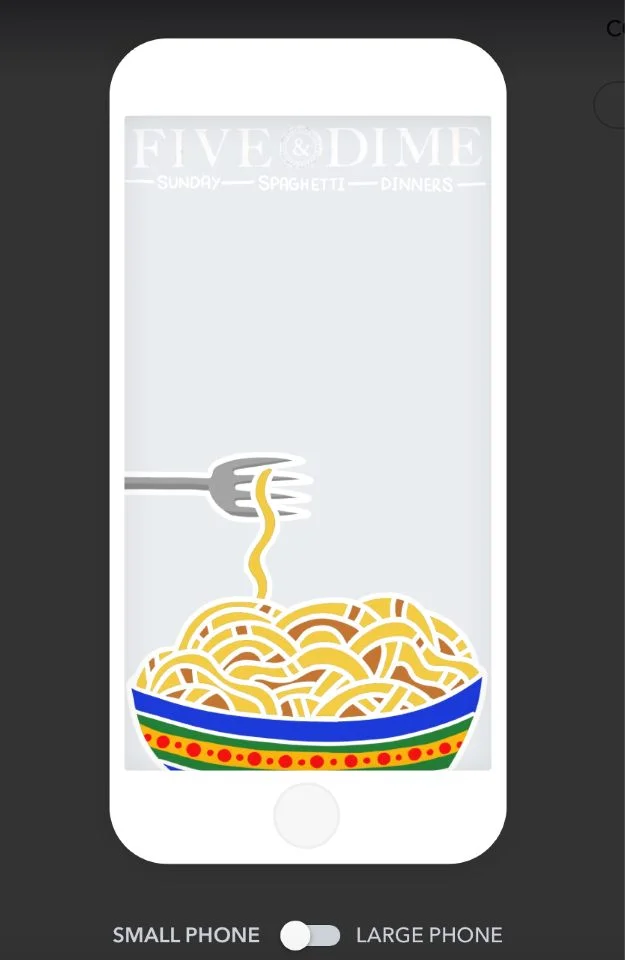 ...and a snapchat geofilter...