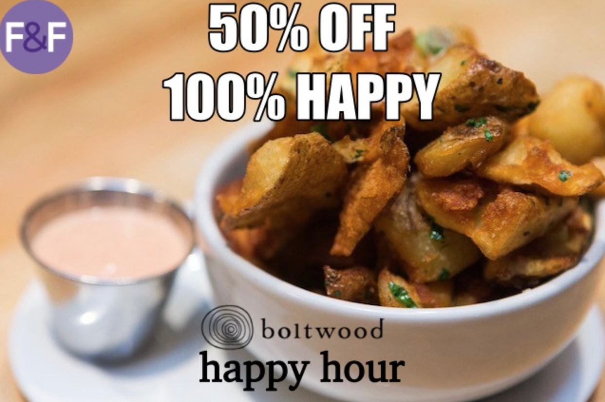...and happy hour!