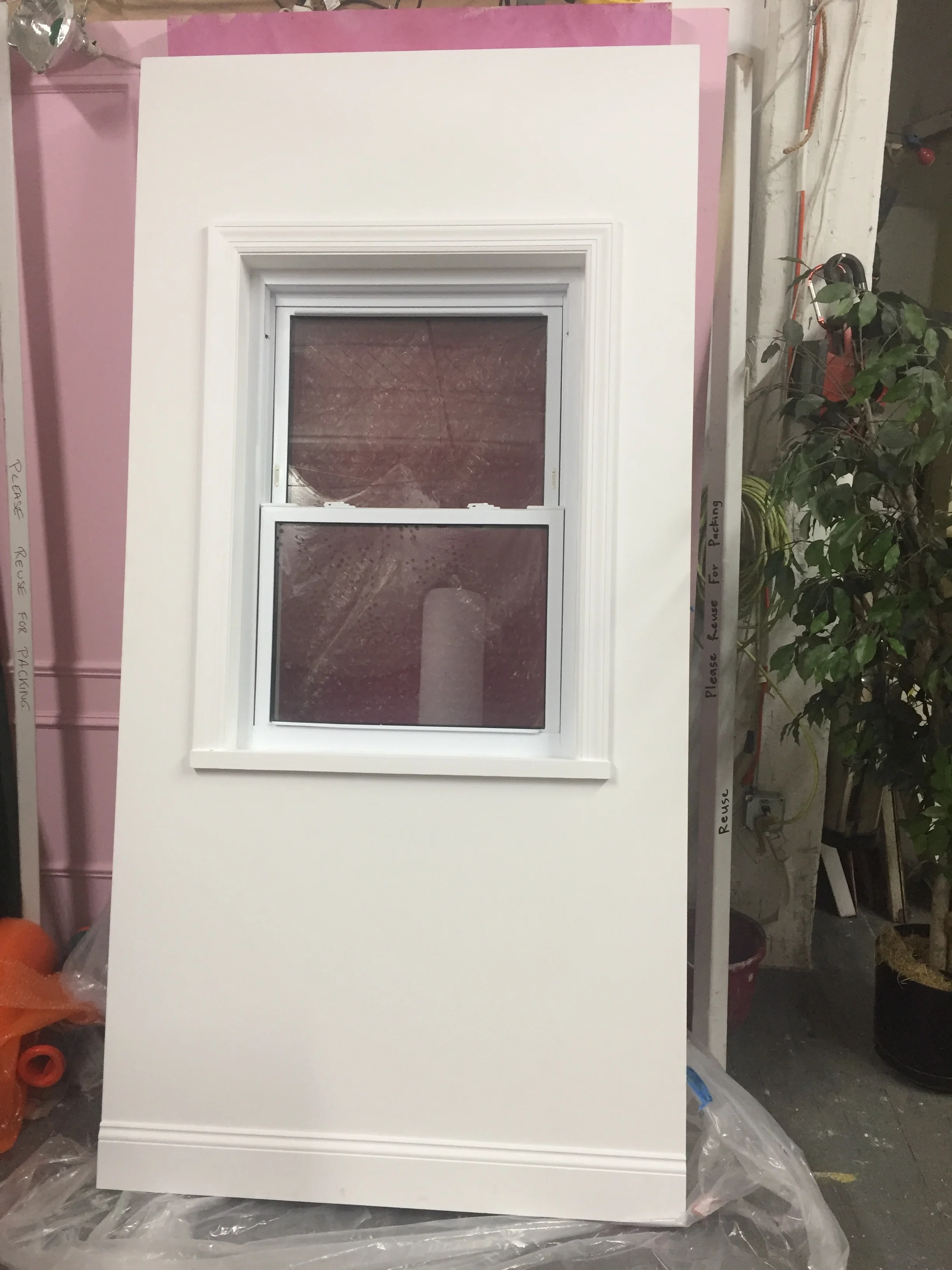 Modern 2 pane Window Flat 