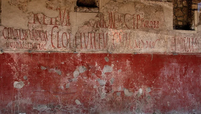 Pompeiian Graffiti, sometime before 79 AD