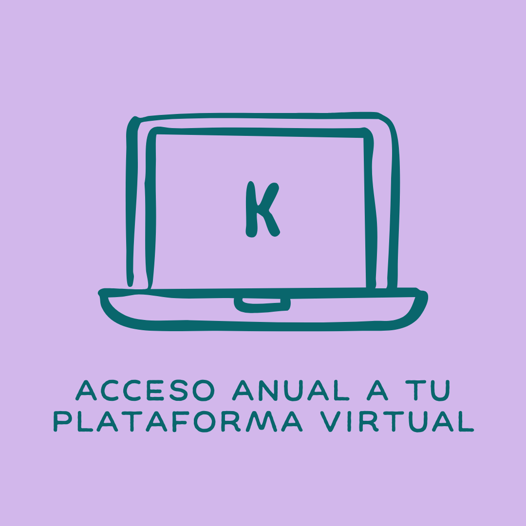 Acceso anual a tu plataforma virtual.