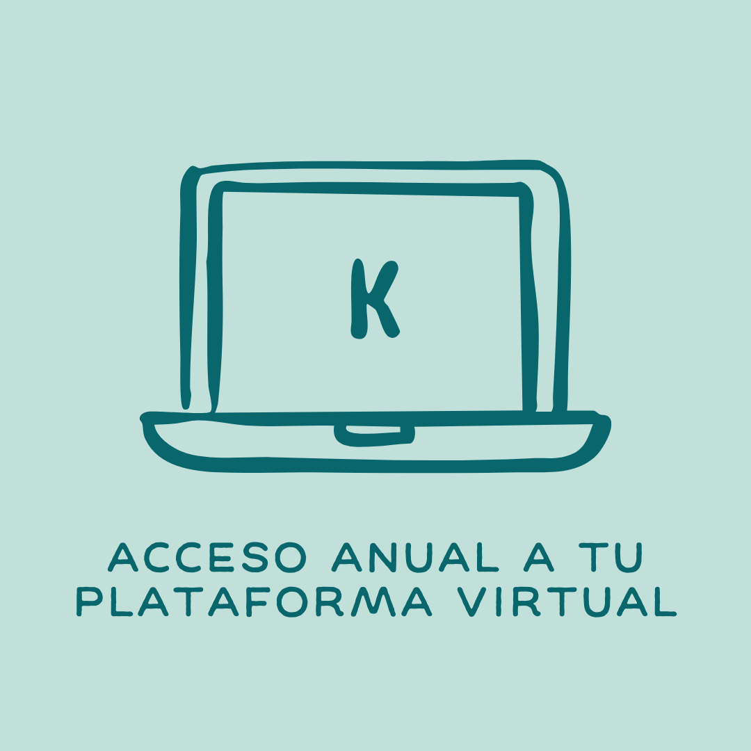 Acceso anual a tu plataforma virtual.