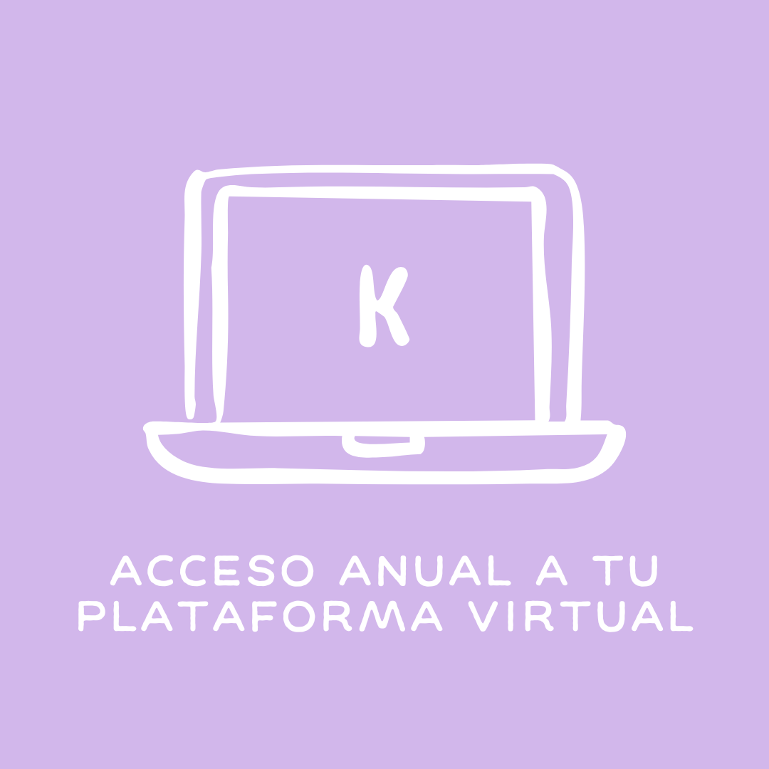 Acceso anual a tu plataforma virtual.