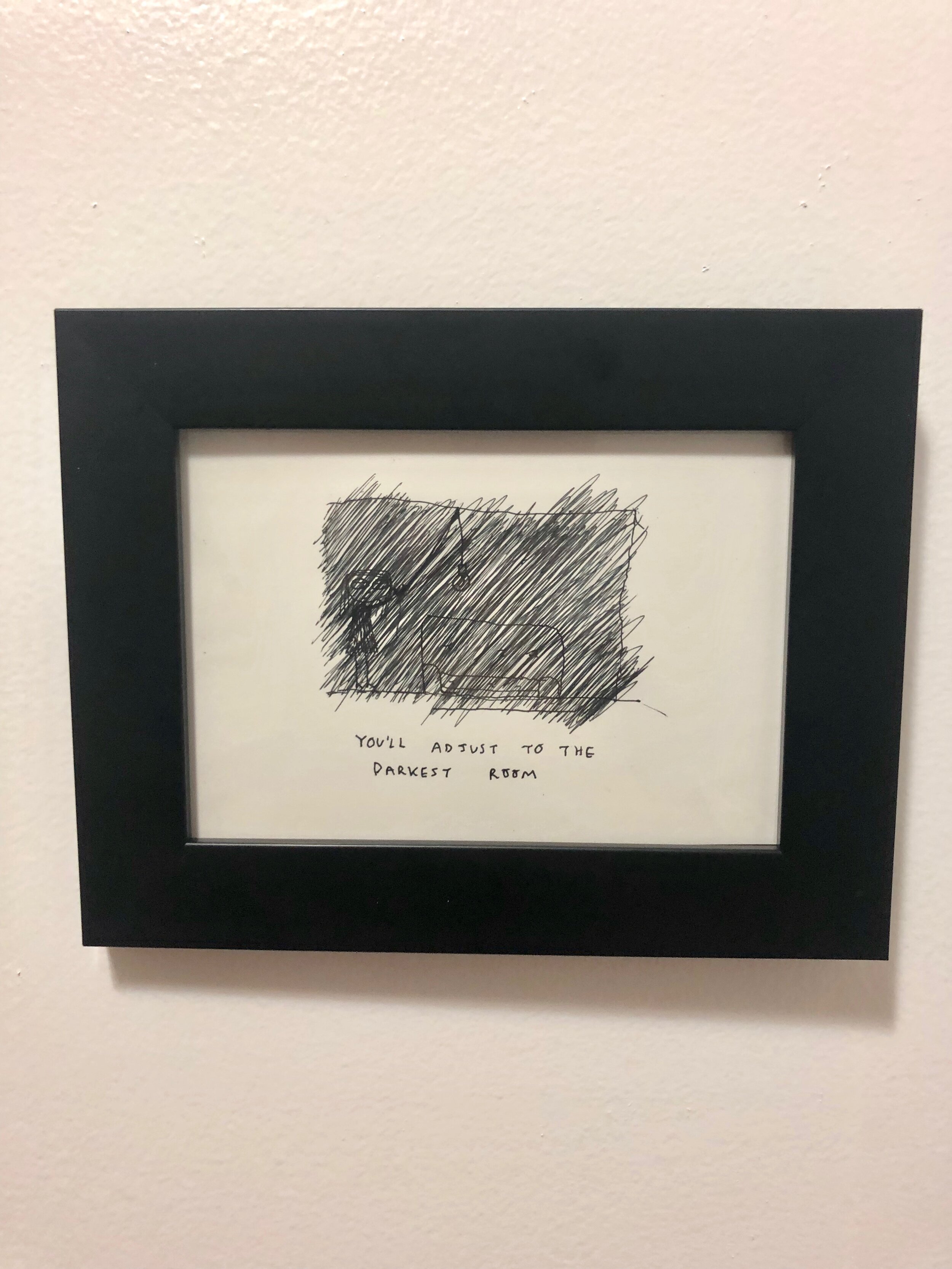Framed Original : Dark Room 
