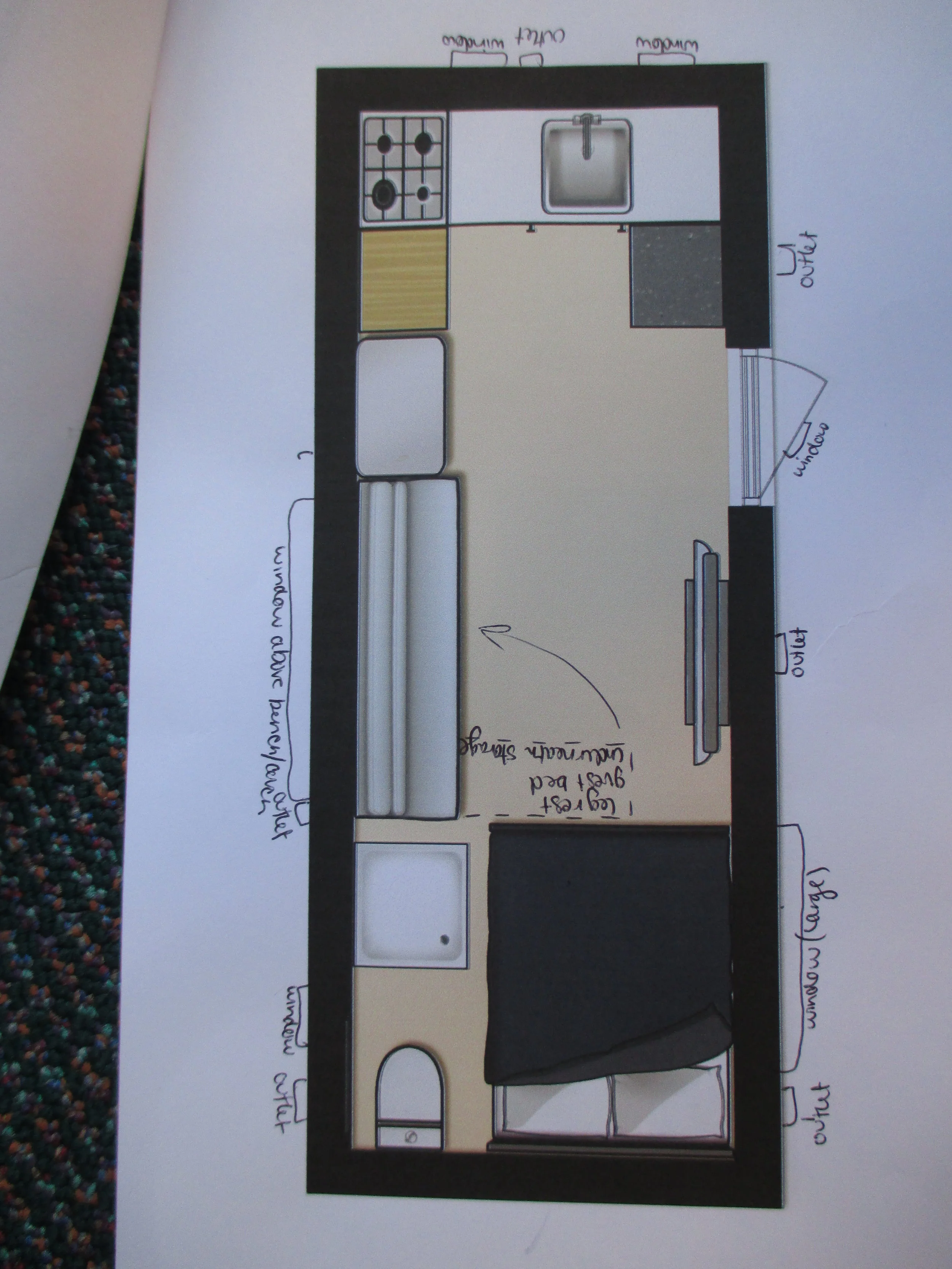 Design and layout of our tiny house
