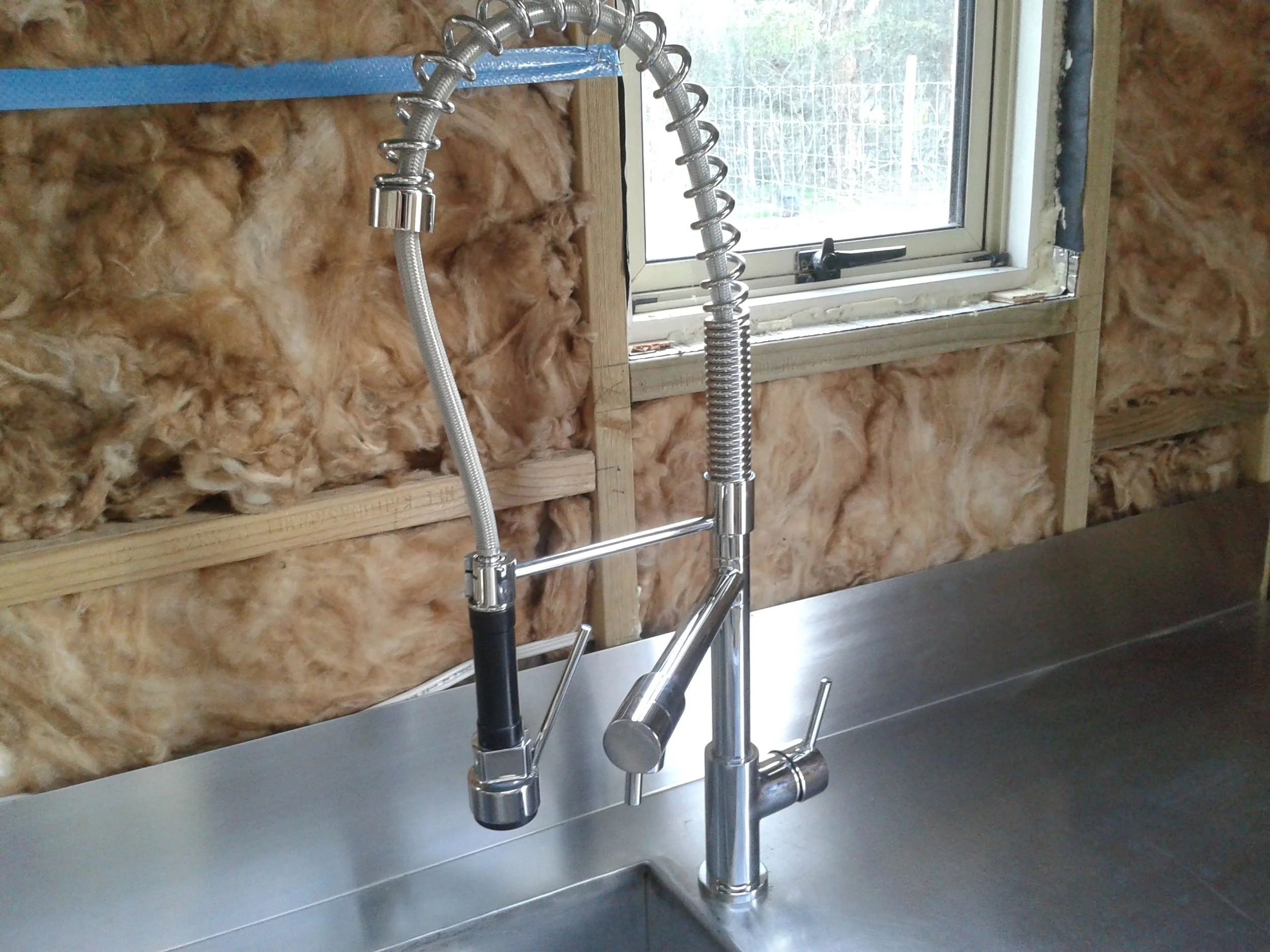 Hot water and Kitchen faucet