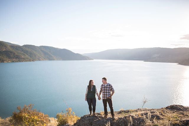 Did a quick weekend trip out to Vernon and one of the reasons was to meet and photograph this adventurous, beautiful couple. Engagement sessions are such a blast and Kal Lake never disappoints. 
So excited for their wedding!