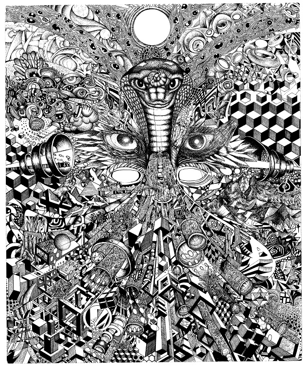 Cosmic Serpent | Collaboration with Leo Shallat - leoshallat.com