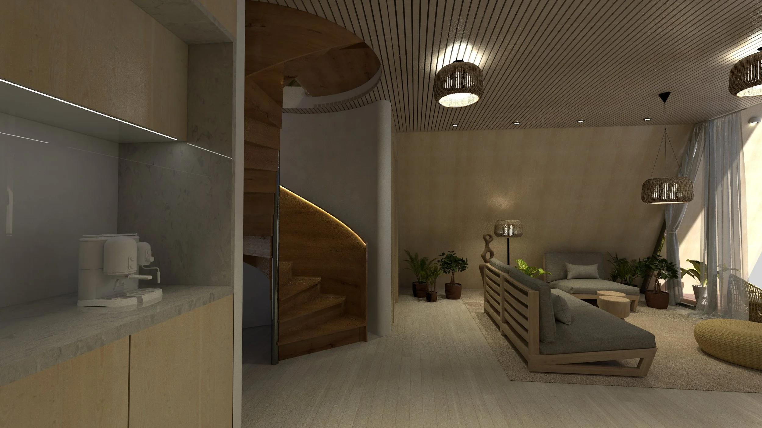 Interior Shot // Loft Living Area