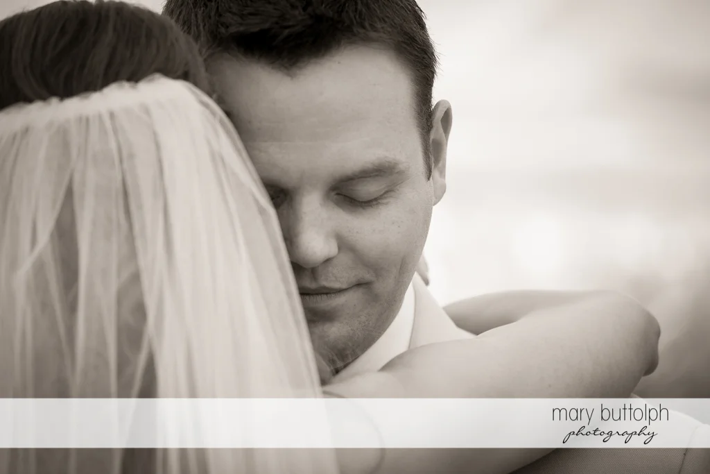 Couple in a romantic mood at the Inns of Aurora Wedding