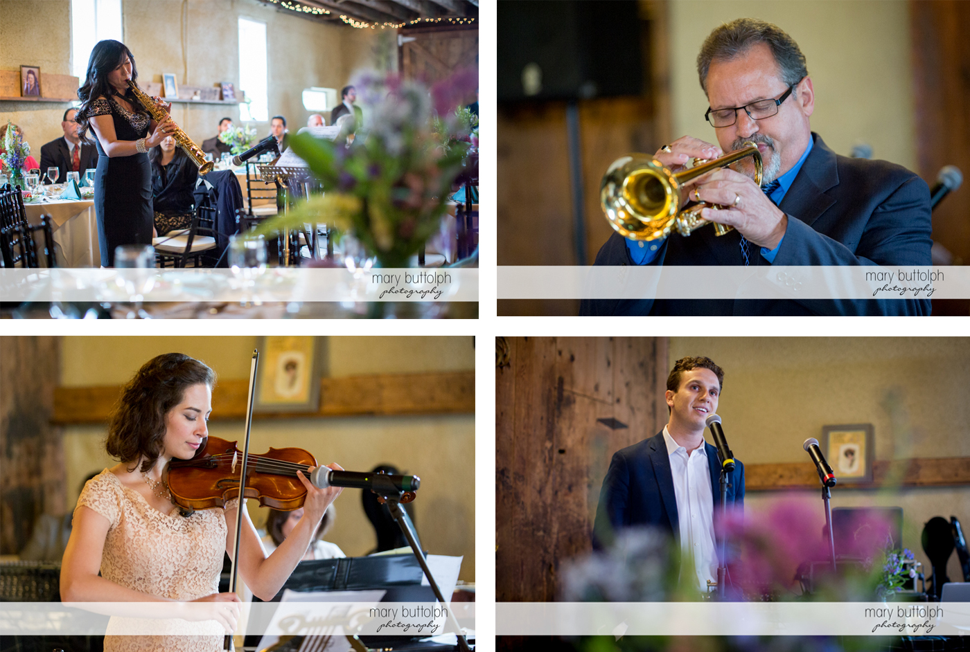 Performers make the event lively at Frog Pond Bed & Breakfast Wedding