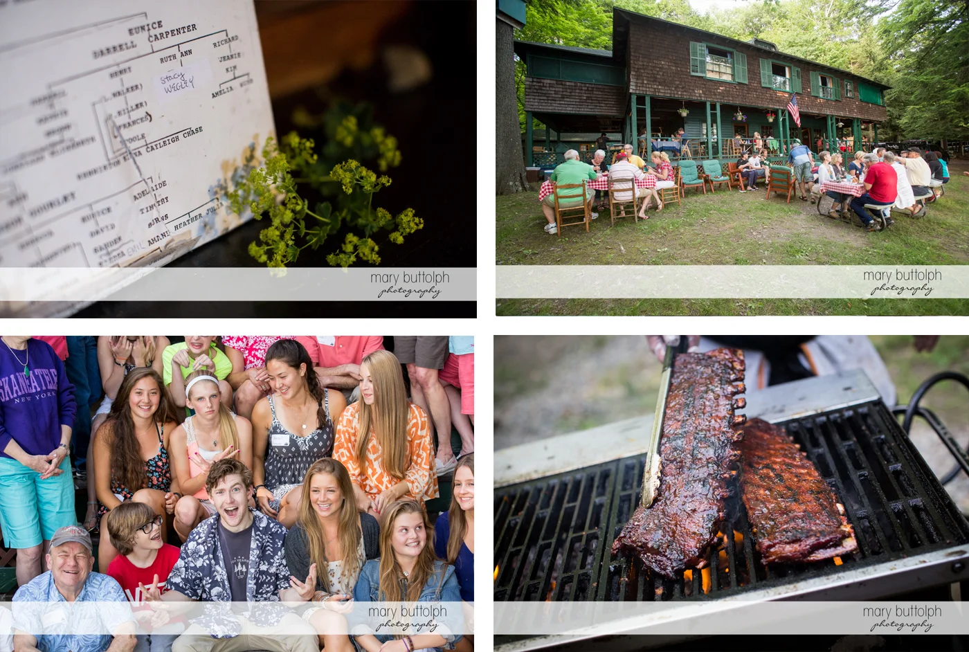 Scenes from the rehearsal dinner at same sex couple wedding at Mandana Barn Wedding