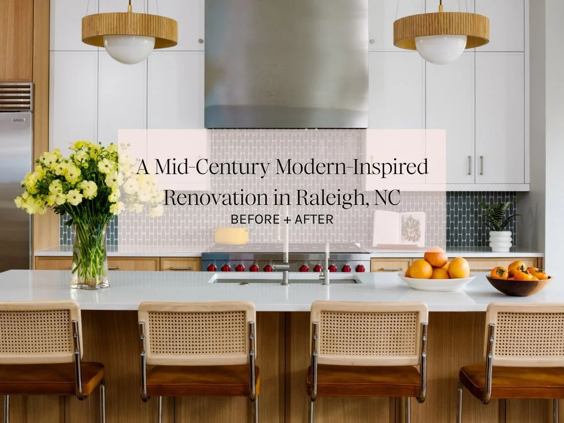 When people hear &ldquo;mid-century modern renovation,&rdquo; they may assume the home itself dates back to the 1950s or &rsquo;60s. This Raleigh home tells a different story. Built in 2015 with a MCM-influenced exterior, the interiors were rooted in