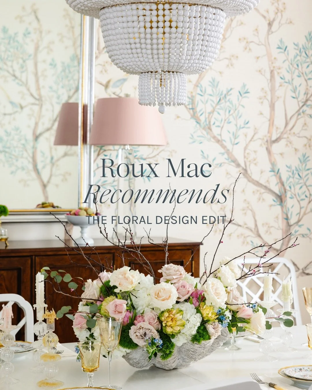 Roux Mac Recommends: The Floral Edit 🌸 With Mother&rsquo;s Day just around the corner, here are a few of our favorite local floral designers: 

1. @sourianafloralhouse 🌸 A woman-owned luxury floral studio specializing in elevated, intentional desig