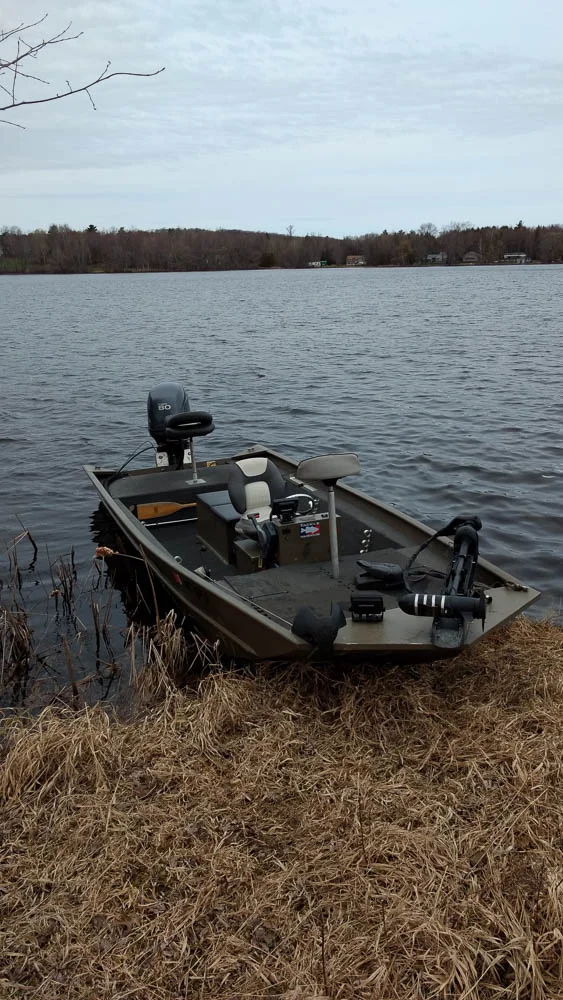 Rigged and ready! The fish are starting to wake up
