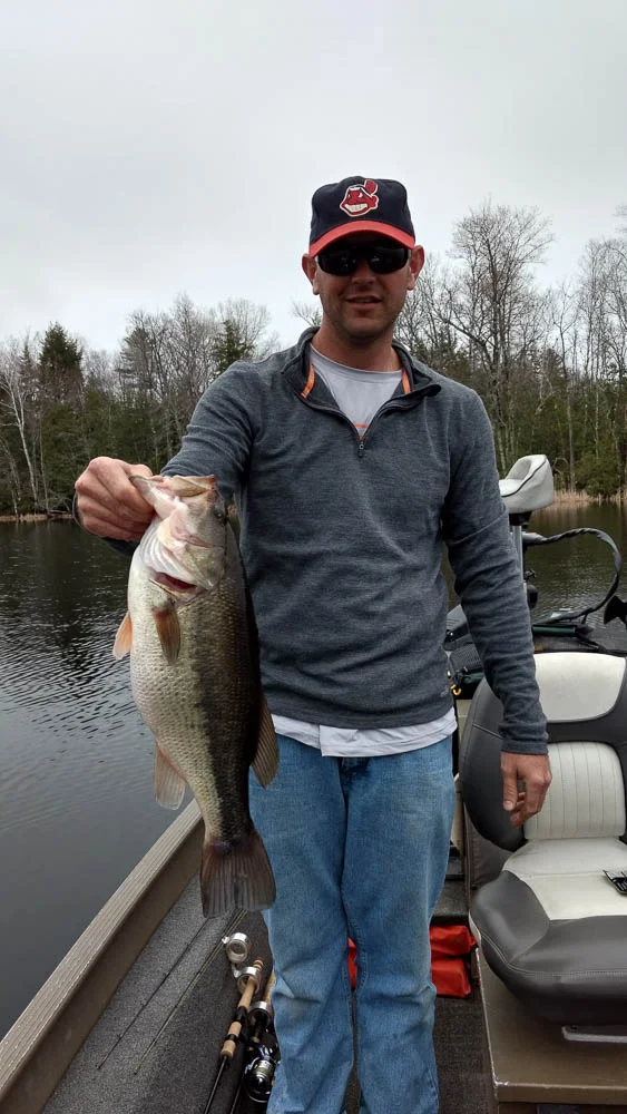 Maine Bass Fishing in April
