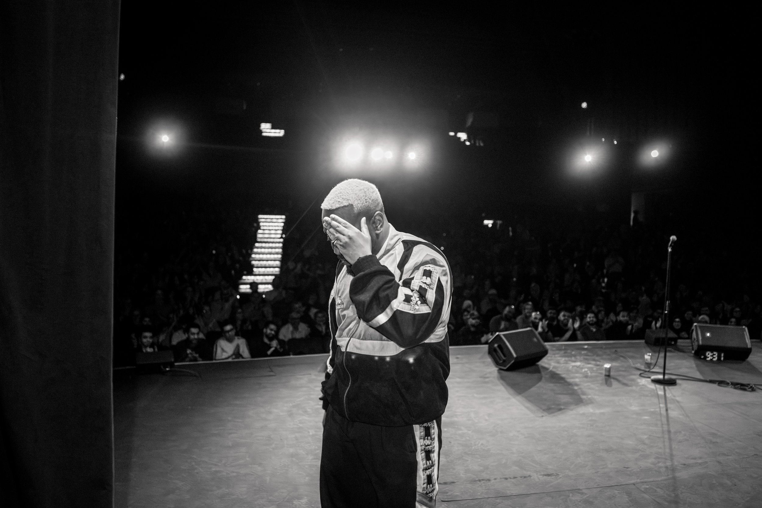 Andrew Mensah at Hackney Empire. London Documentary Photography by Haris Ahmed