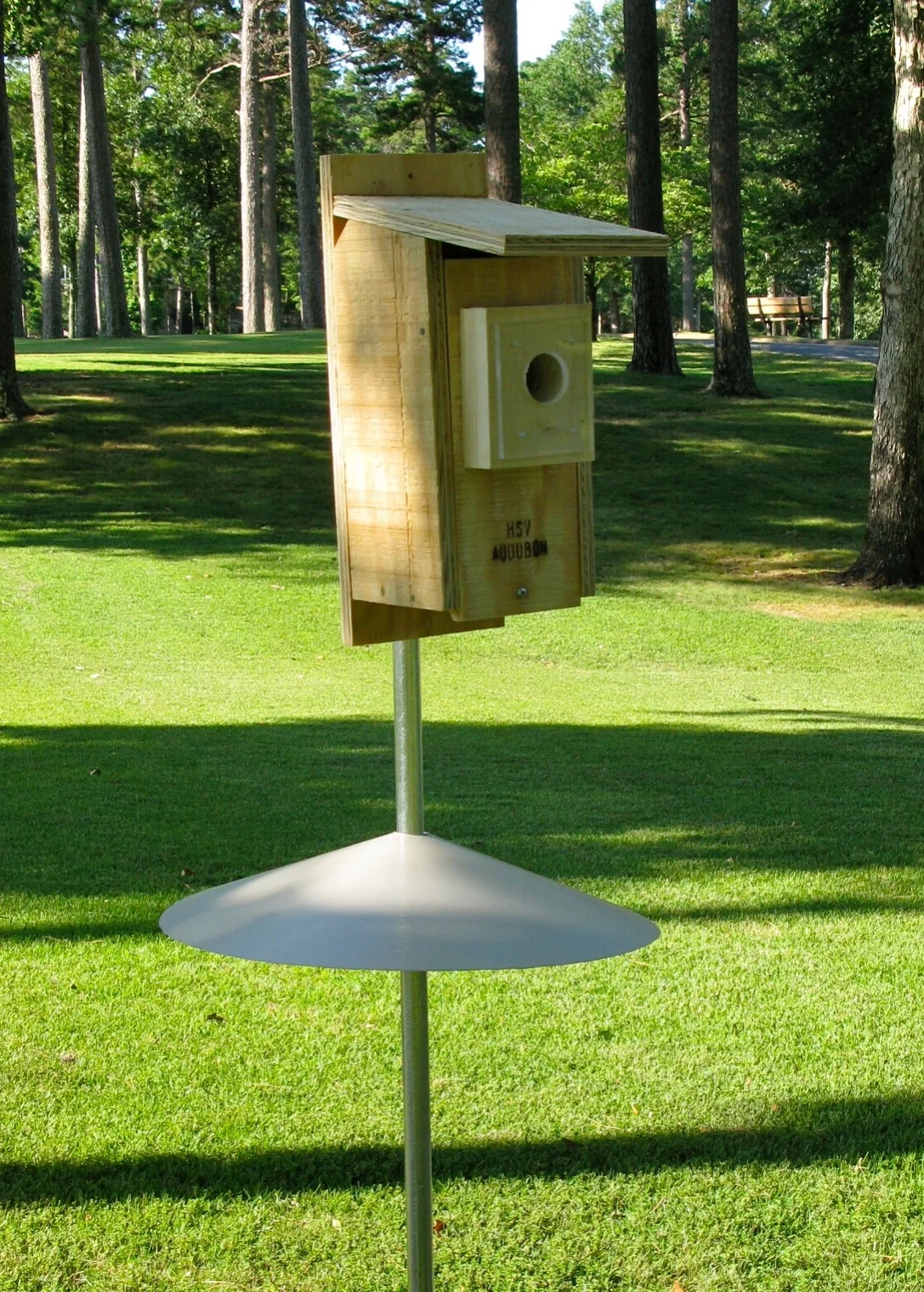 Bluebird nest boxes available from our store.